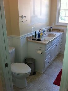 Richardson Drywall bathroom remodel